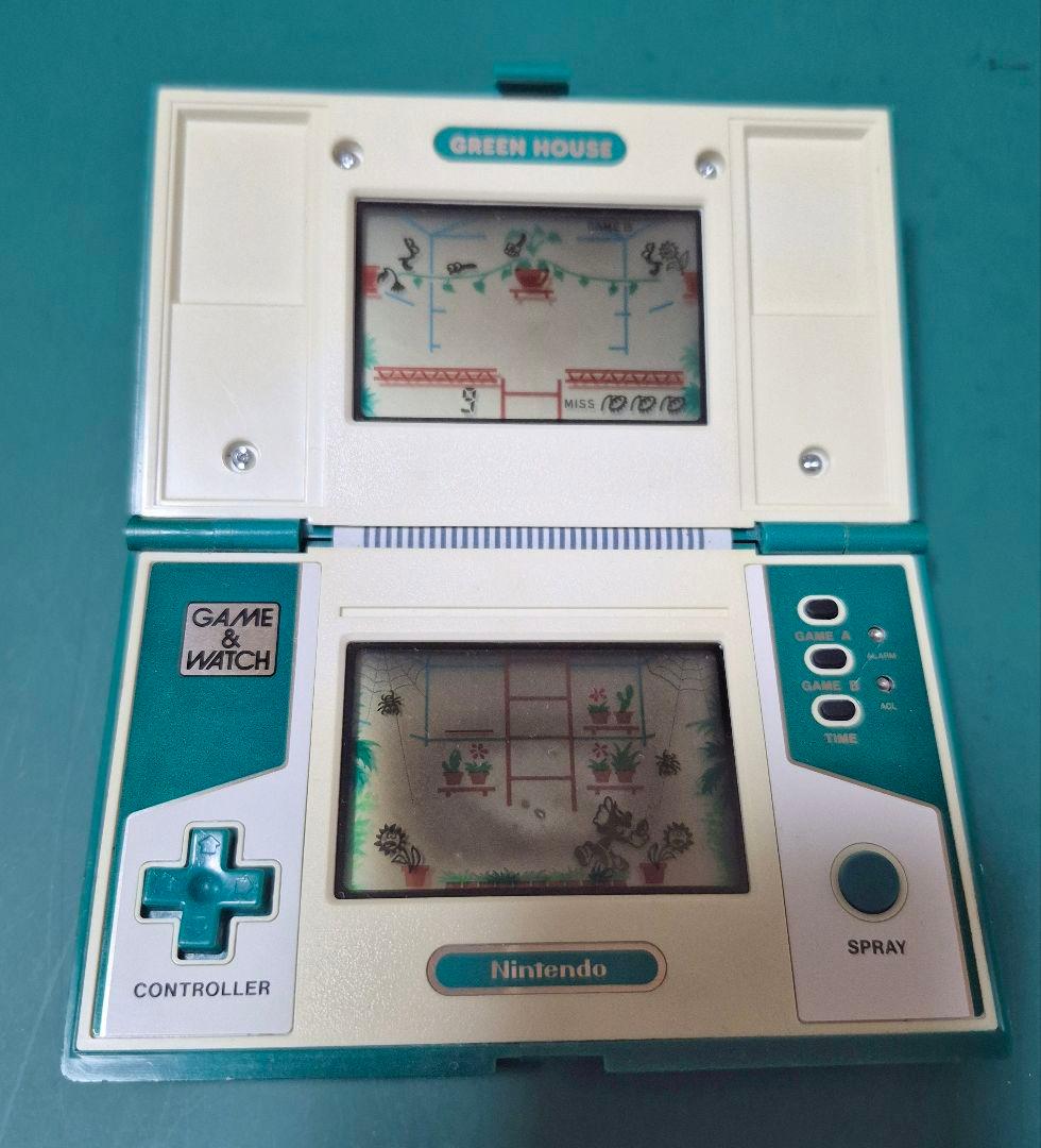 ジャンク ゲーム&ウォッチ グリーンハウス GREEN HOUSE