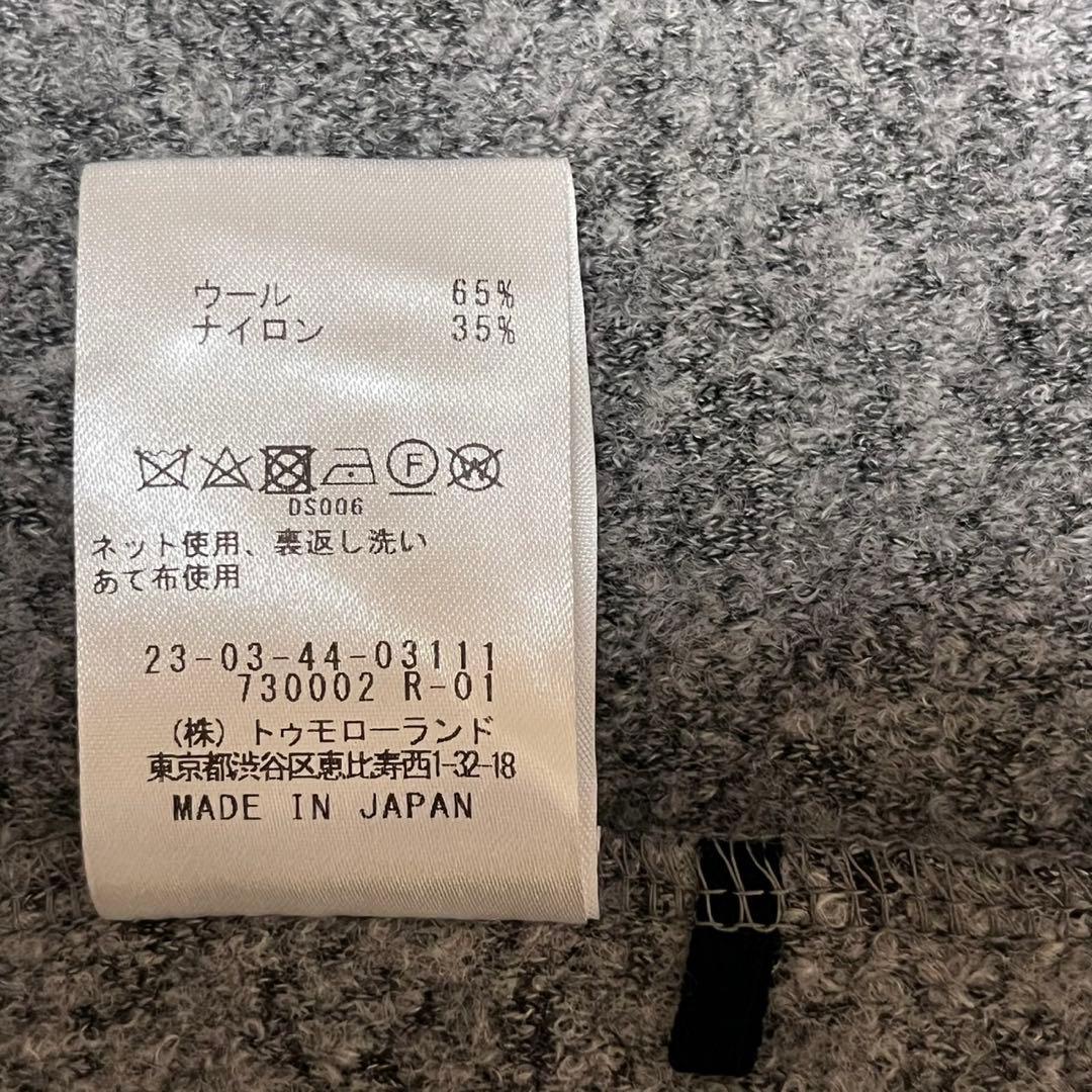 GALERIE VIE ファインブークレーミドルネックベスト