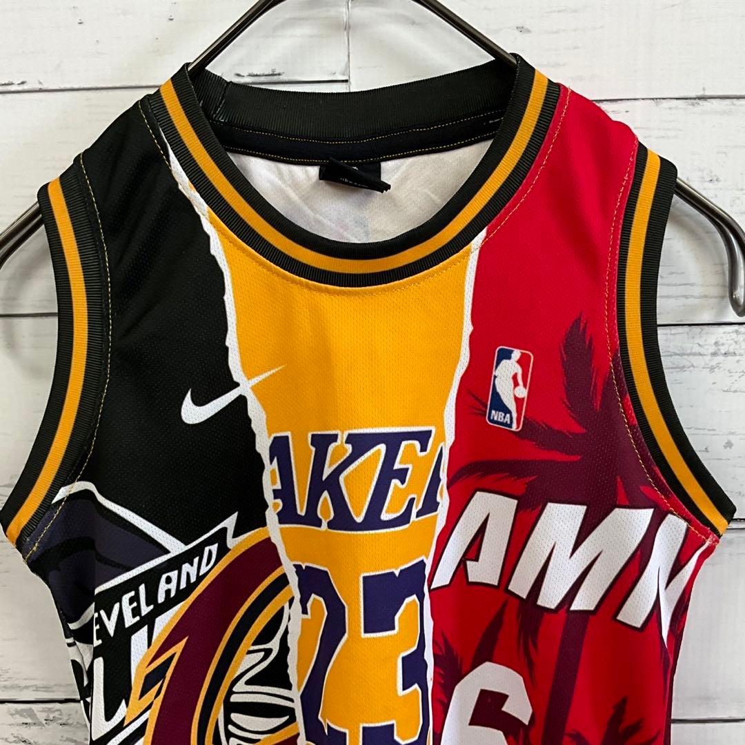 NBA レブロン ユニフォーム風タンク 0サイズ ナイキ キッズ