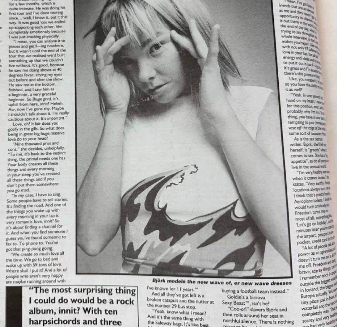レア‼️ 1996 NME Björk Issue Bjork