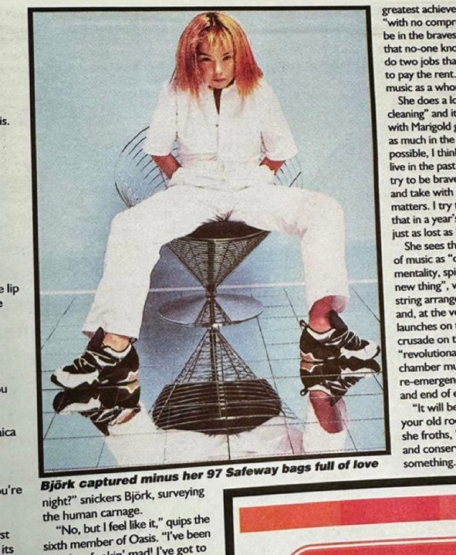 レア‼️ 1996 NME Björk Issue Bjork