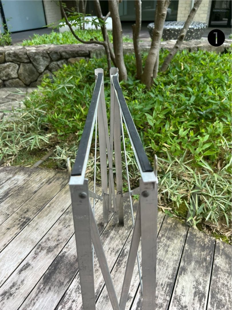 【廃盤品／中古】折りたたみ式アルミ製ハイスタンド２本価格❶❷セット販売