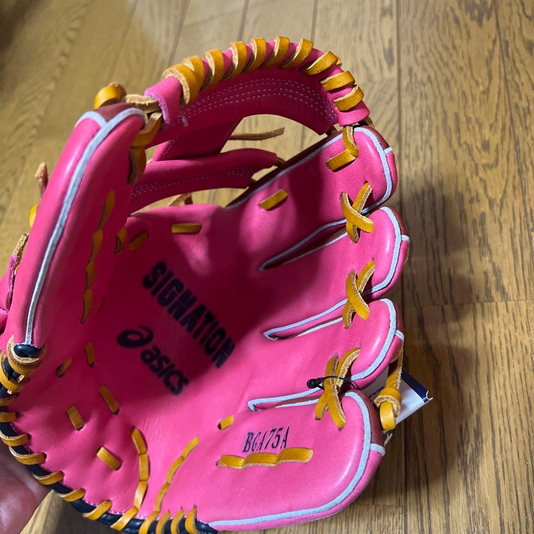 asicsアシックス　BGA75A 右投げ用　軟式ボールセット