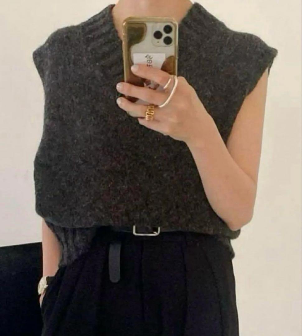 最終値下げ　todayful モールヤーンニットベスト