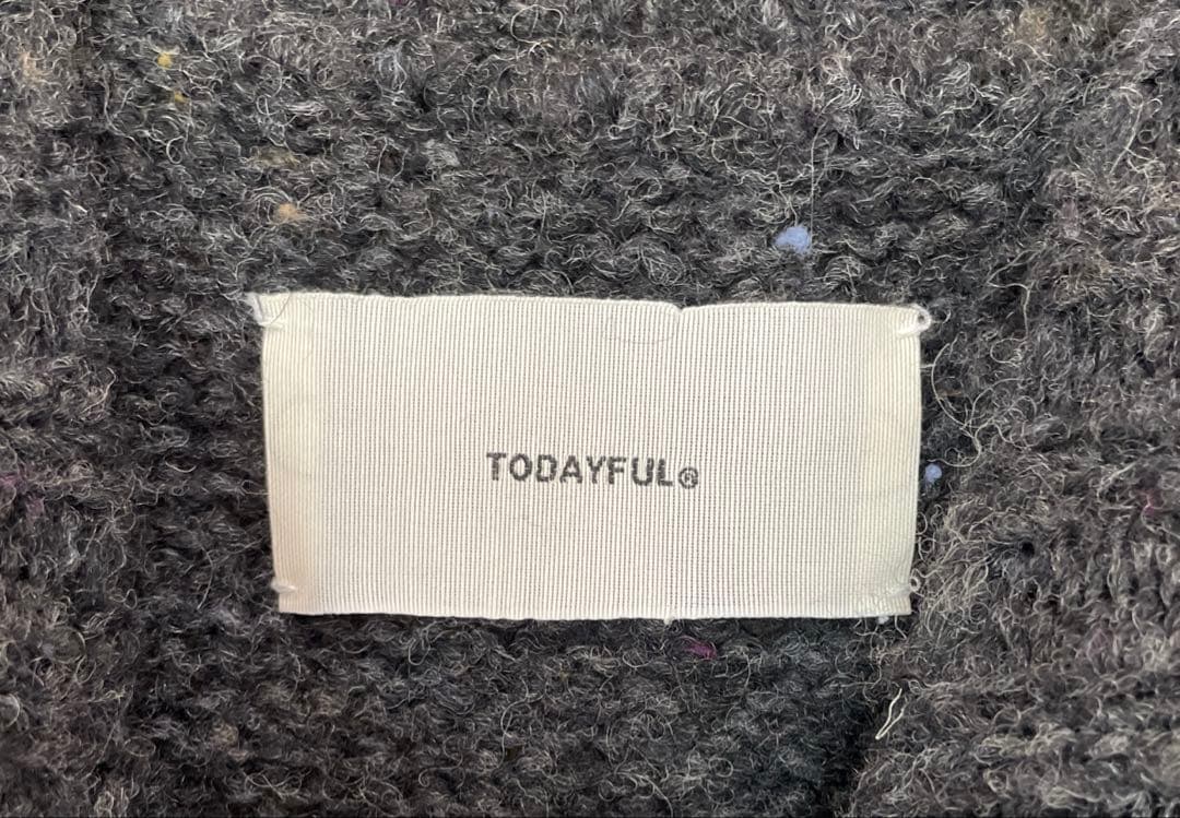最終値下げ　todayful モールヤーンニットベスト