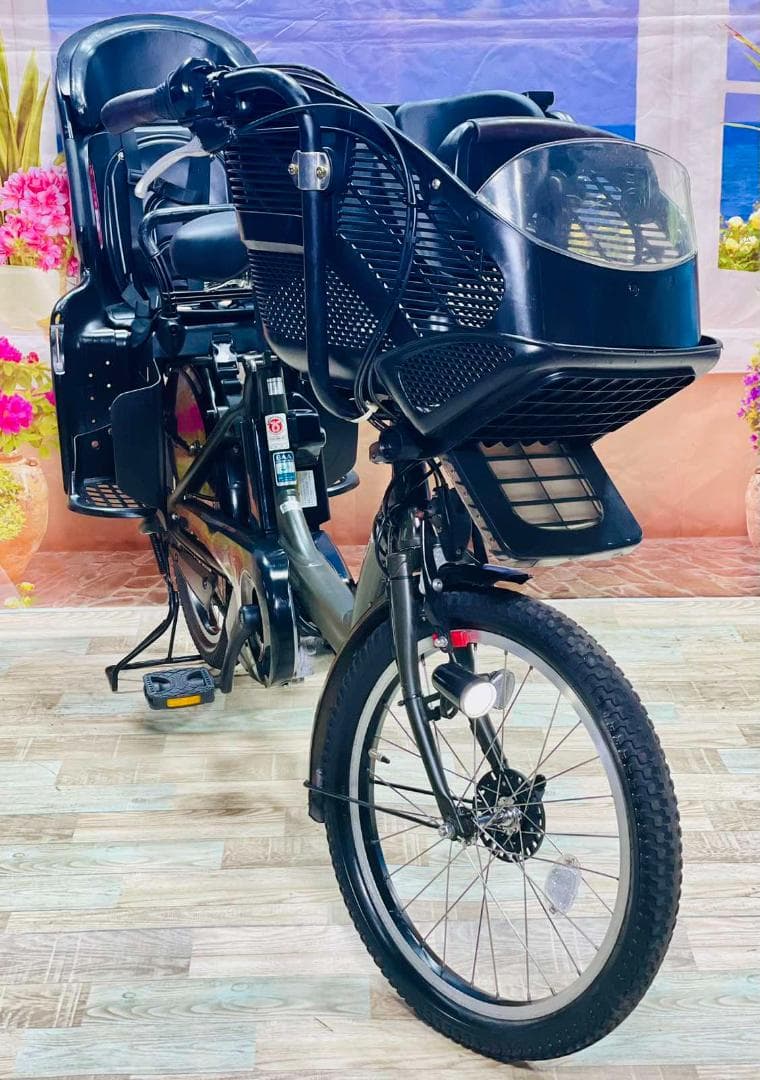 スーパーセール ヤマハPAS 純正バッテリー搭載 子供乗せ電動自転車 Y1798