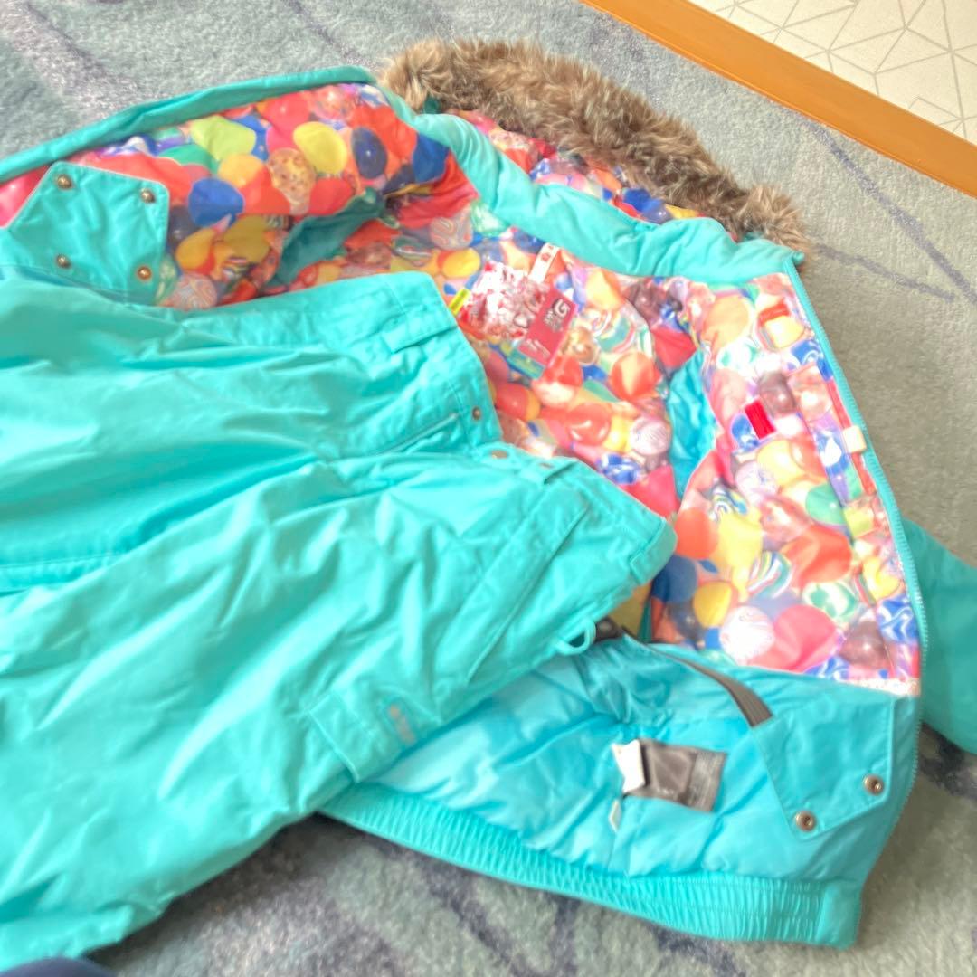 【美品】burton バートン　スキーウェア　上下　キッズＬ　レディース