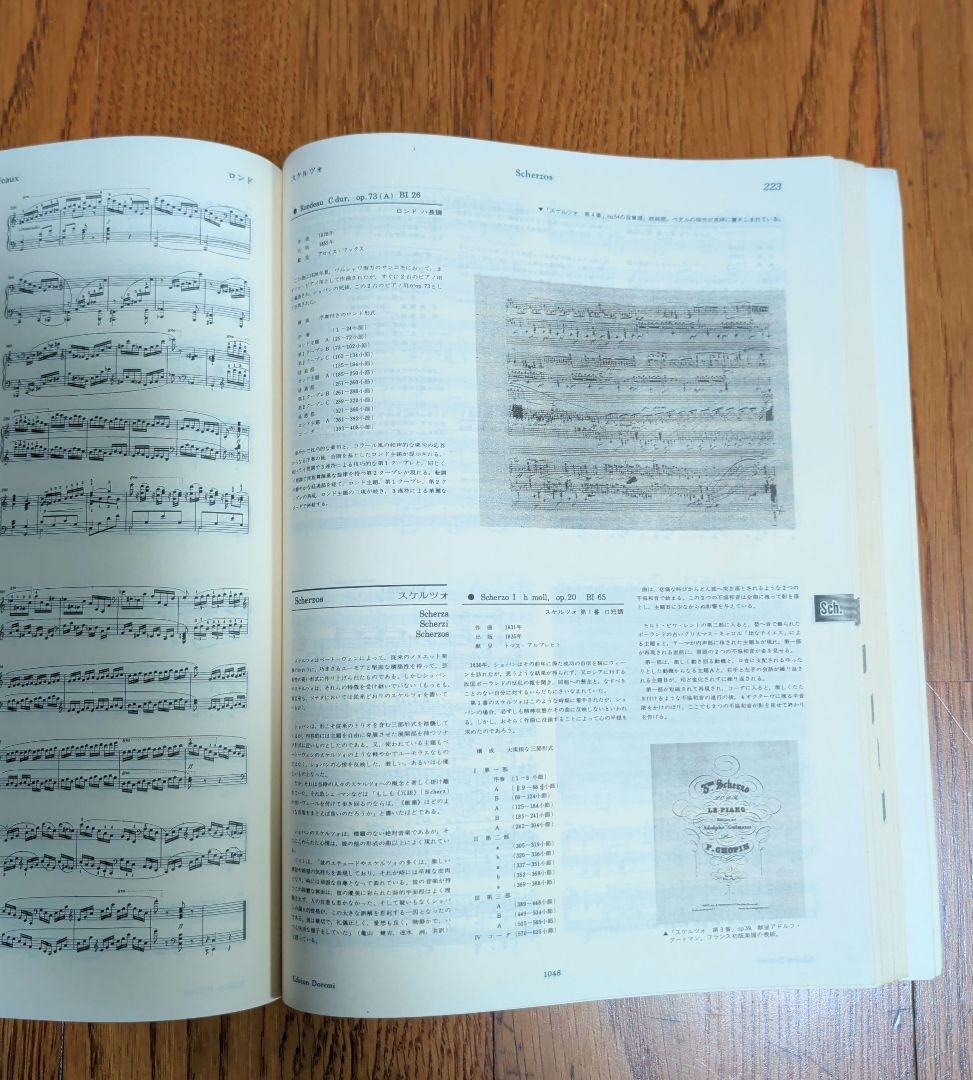 【絶版】ショパン・ピアノ作品便覧 : 解説と縮少ピアノ・スコア204曲収載