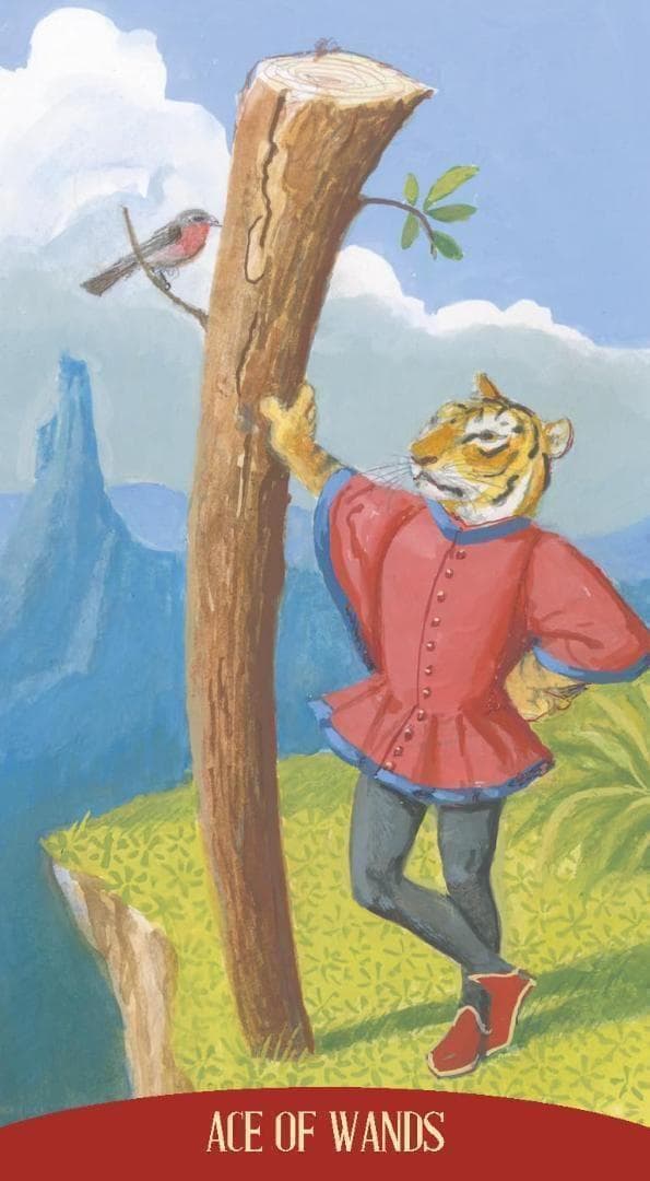 【正規品タロットカード】クラシカルな絵柄の貴族動物✨ロイヤルアニマルのデッキ