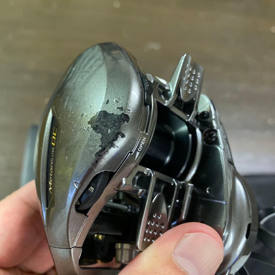 シマノ(SHIMANO) ベイトリール 15 メタニウム DC HG右 キズあり