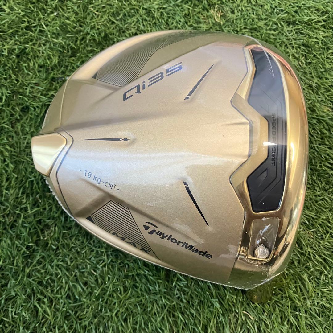 テーラーメイド Qi35 MAXデザイナーシリーズ ゴールド　ドライバー　ヘッド