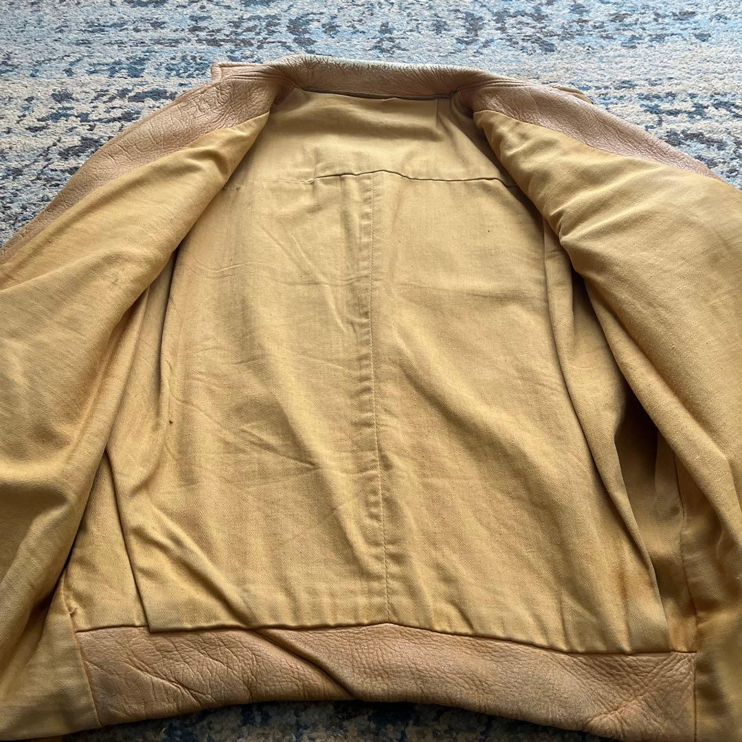 30s レザー スポーツジャケット ディアスキン スポジャケ 検 40s 50s