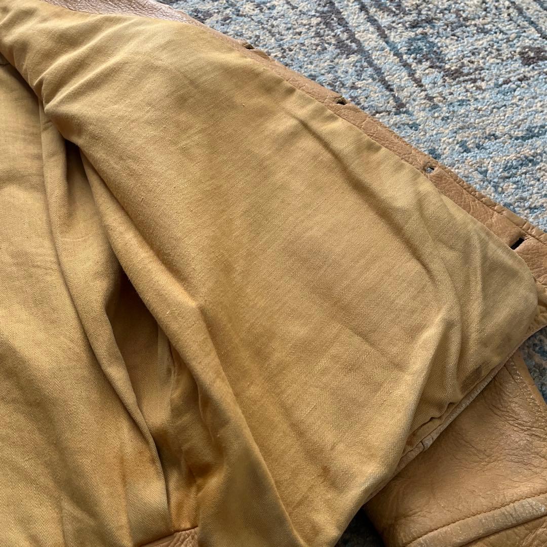 30s レザー スポーツジャケット ディアスキン スポジャケ 検 40s 50s