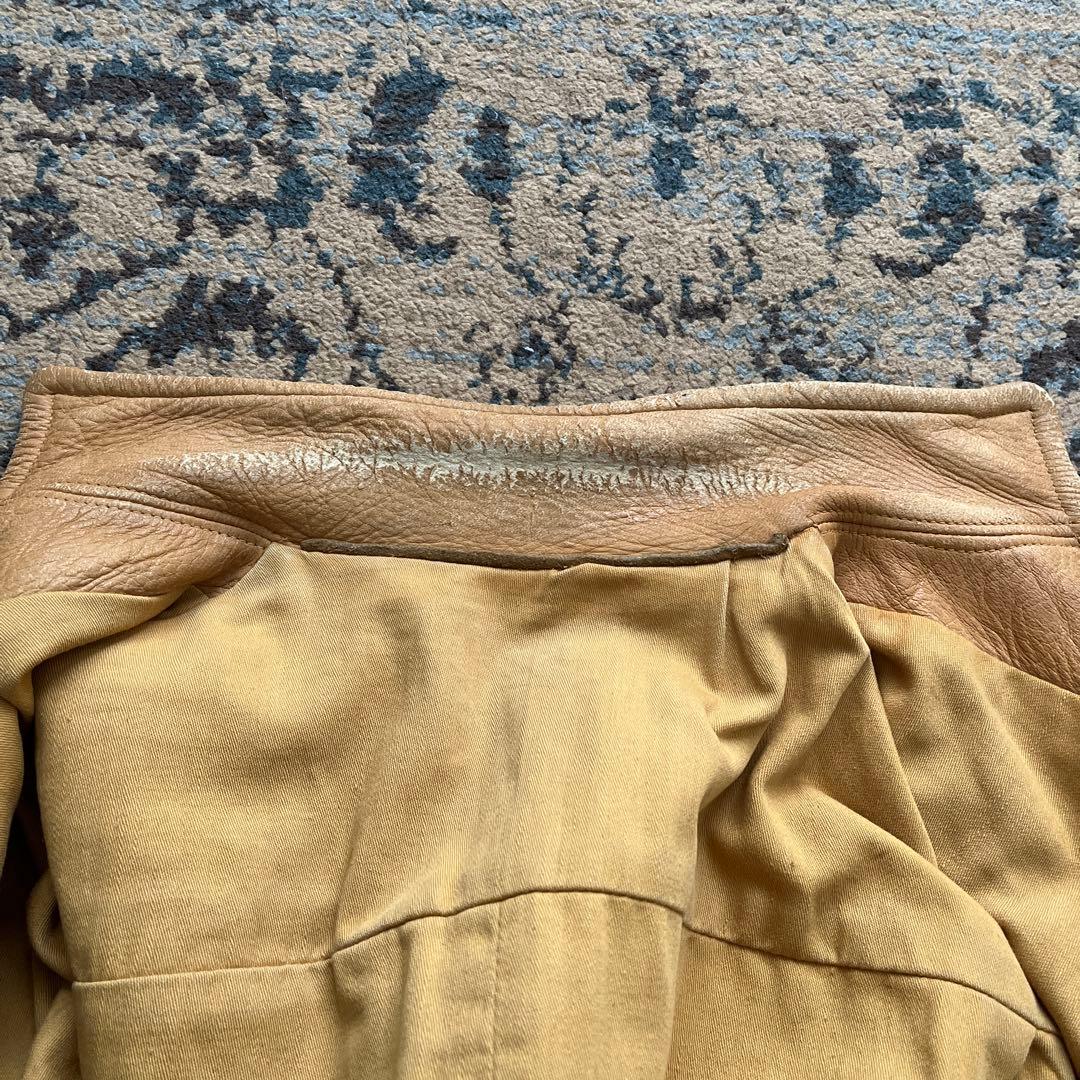 30s レザー スポーツジャケット ディアスキン スポジャケ 検 40s 50s