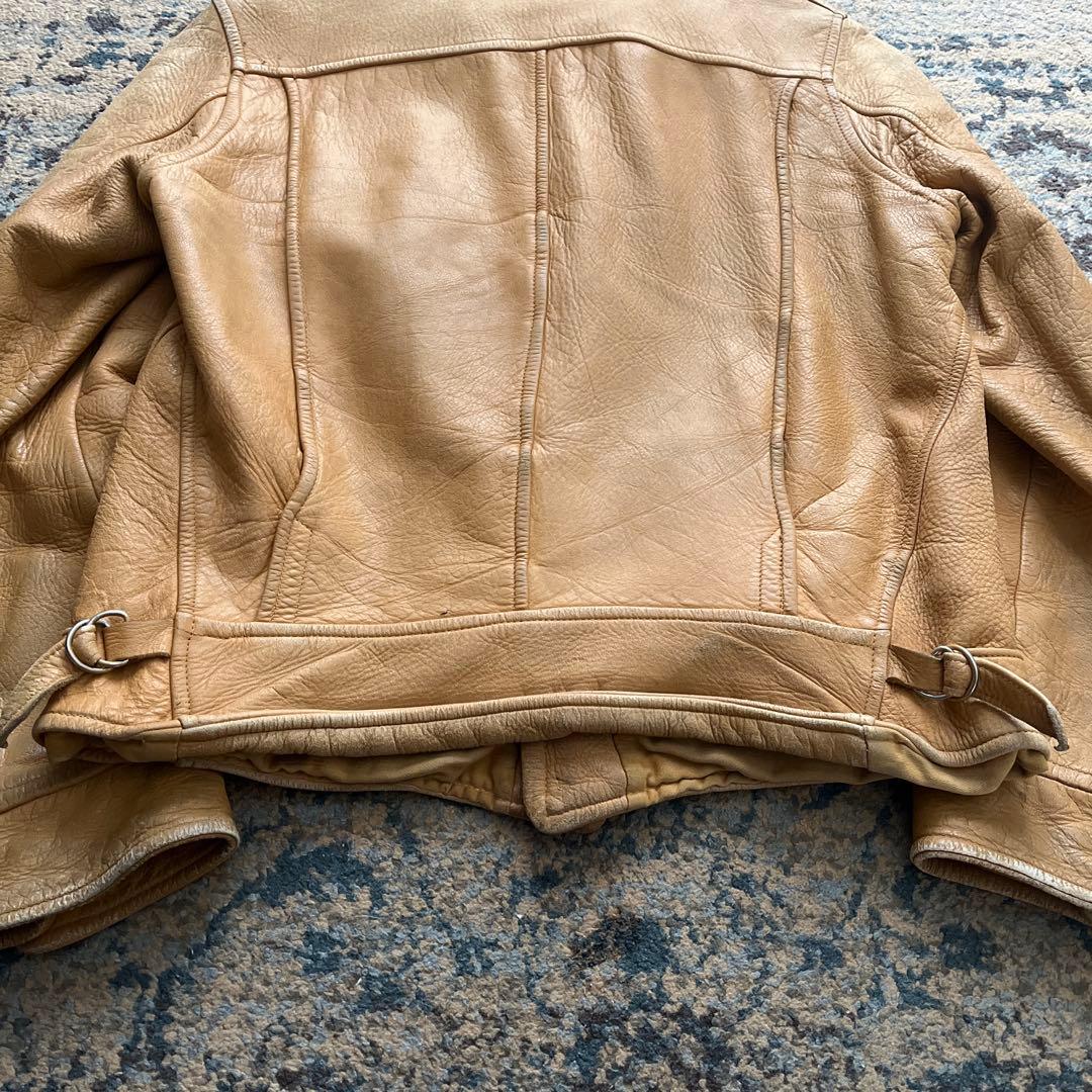 30s レザー スポーツジャケット ディアスキン スポジャケ 検 40s 50s