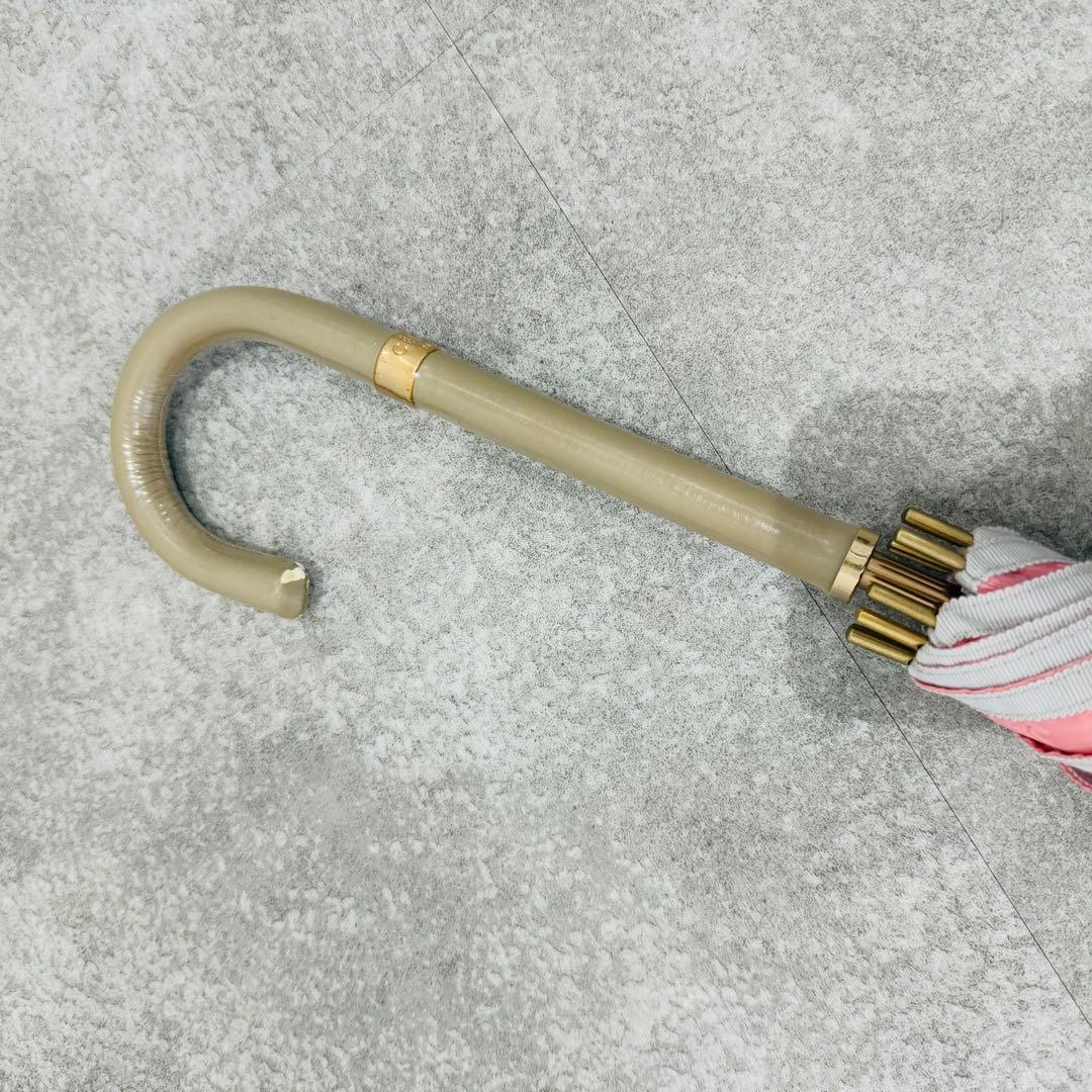 【未使用】 CELINE セリーヌ 長傘 ピンク タグ付き 全長約90cm