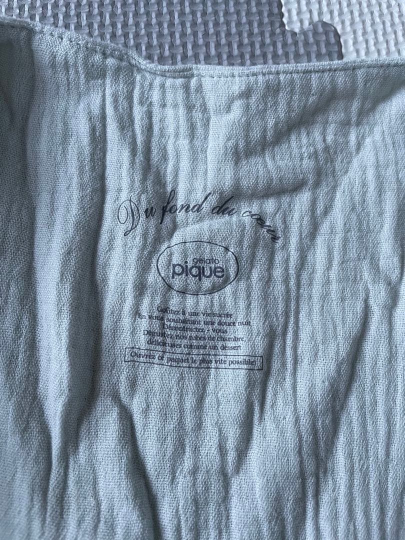 ジェラートピケ　マタニティガーゼワンピース　gelato pique