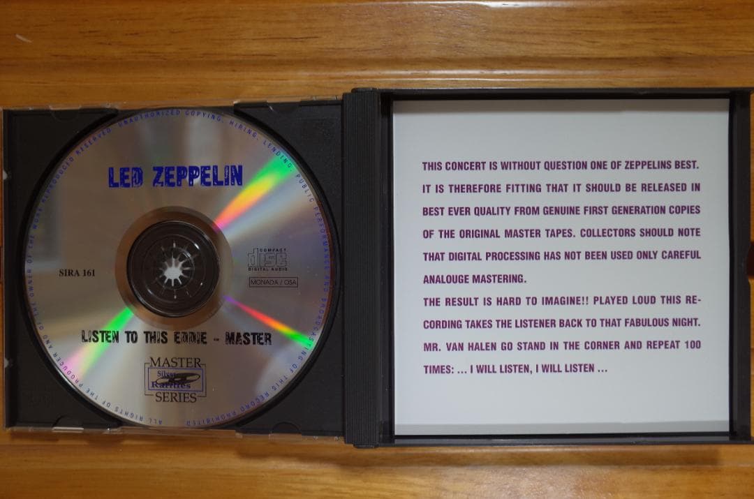 LED ZEPPELIN / LISTEN TO THIS EDDIE　1977