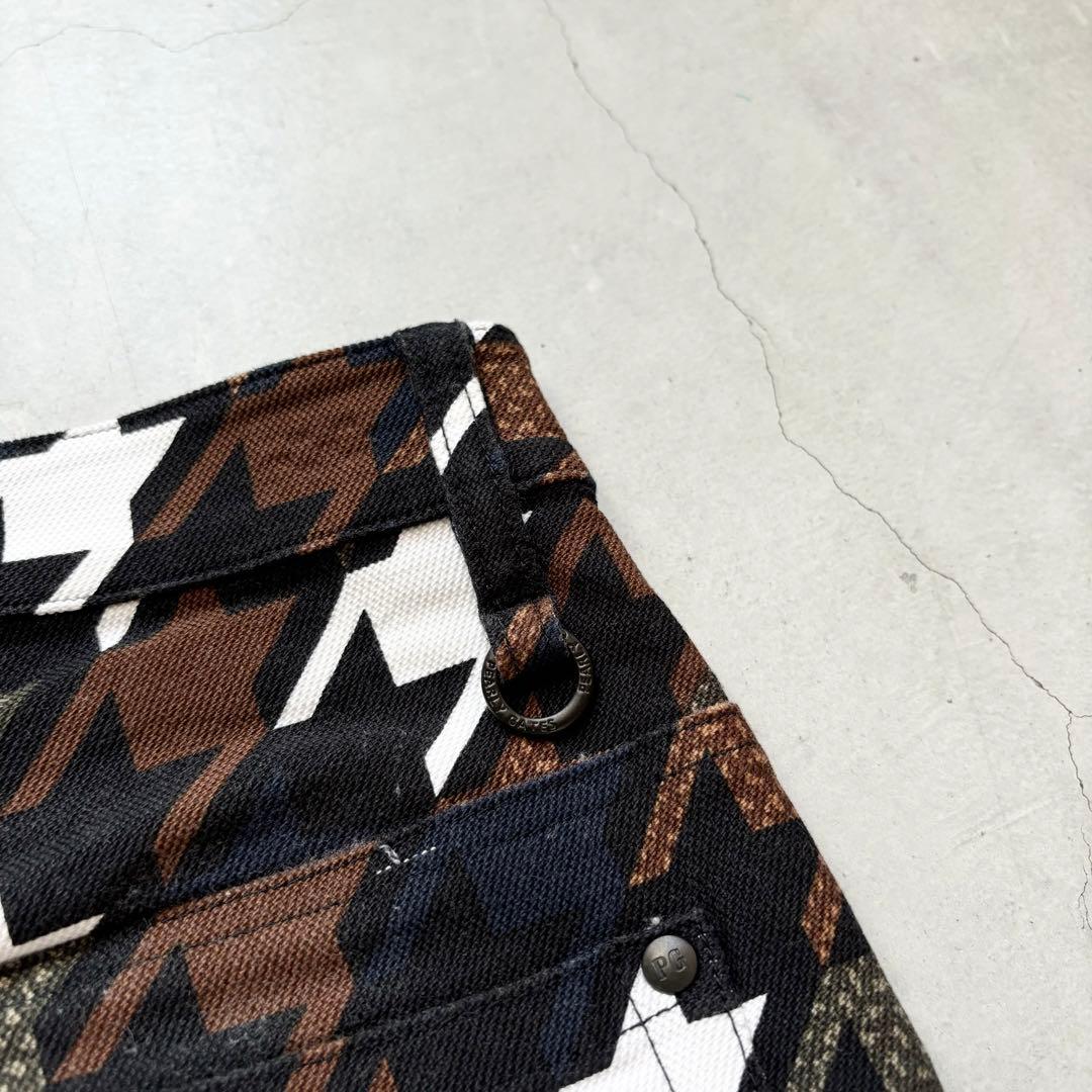 PEARLY GATES パーリーゲイツ 千鳥孔子柄 ストレッチロングパンツ 4