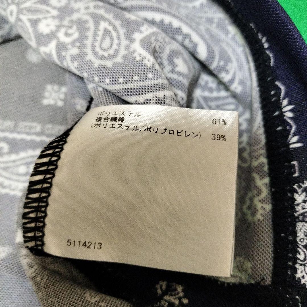 Munsingwear ペイズリー柄　ポロシャツ Lサイズ