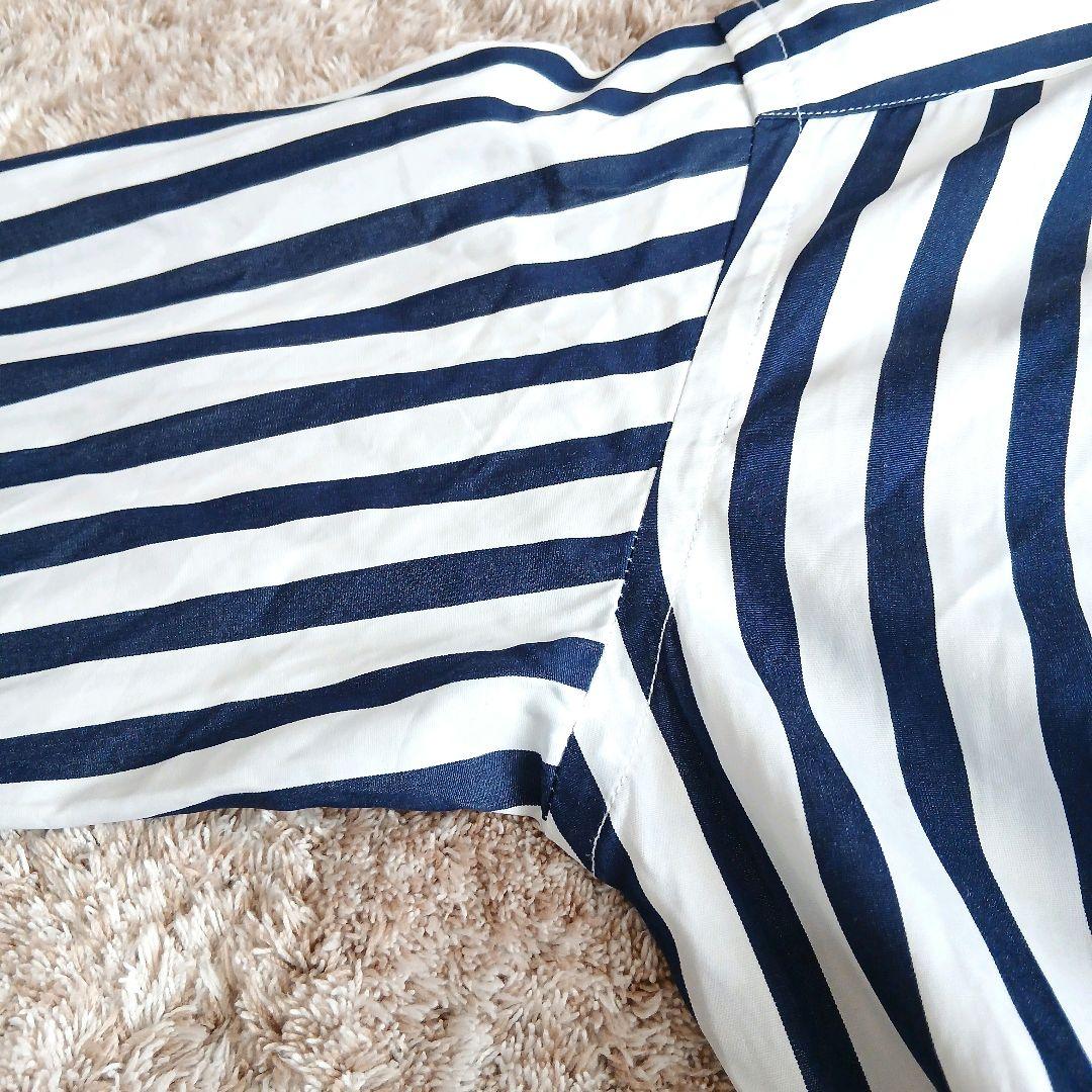 現行タグ　ポロラルフローレン ワンピース　ストライプ　リボン　ホース　刺繍