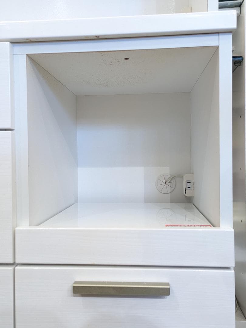 【大容量】 ニトリ 食器棚 ホワイト SORREL 100KB キッチンボード