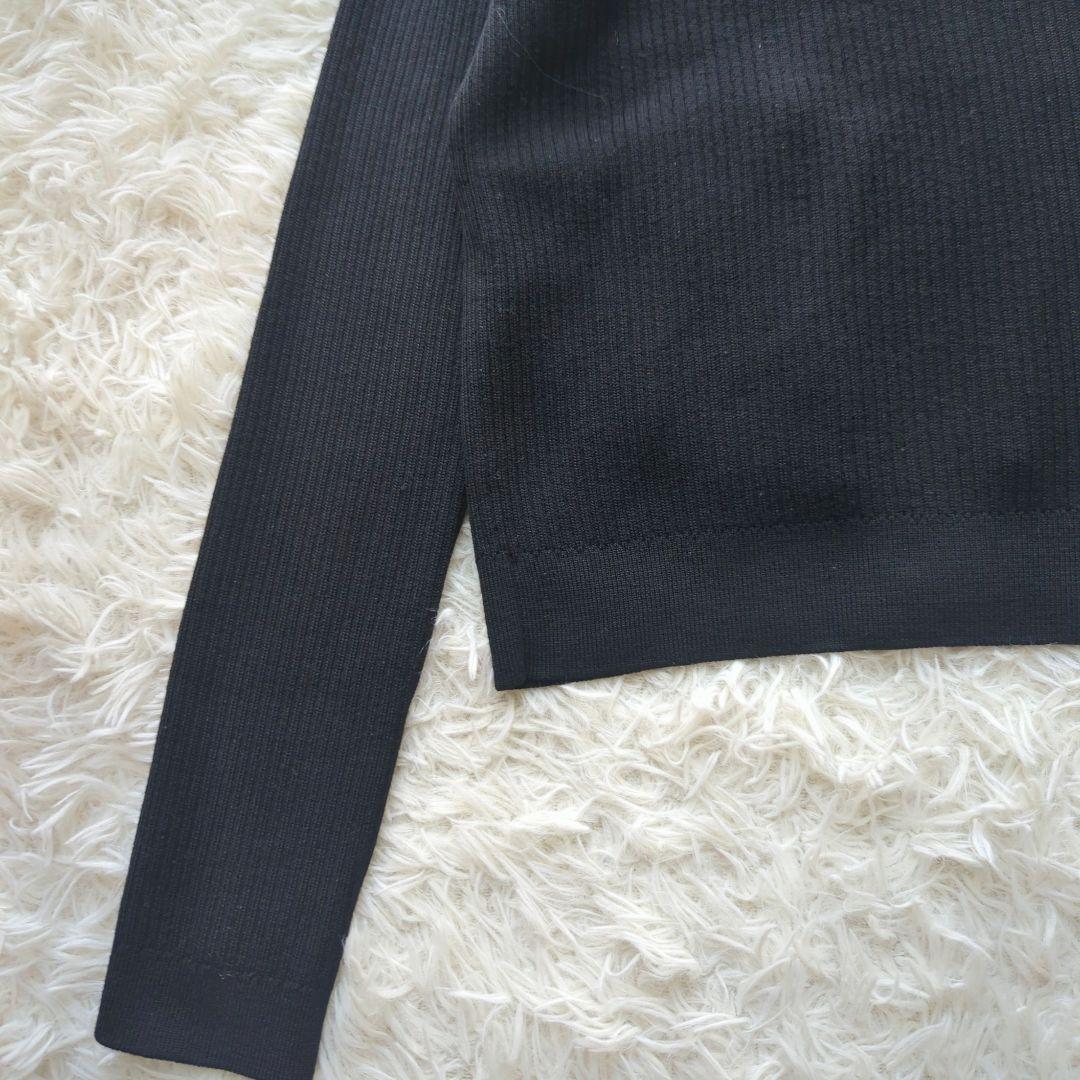 美品✨️FOXEY フォクシー フードパーカー　ウール　リブニット　ベロア　40