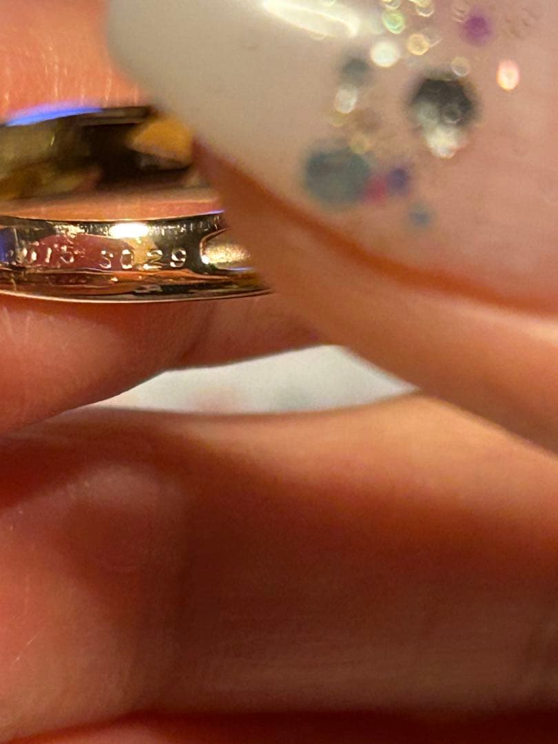 Ponte Vecchio ストーン付きゴールドリング