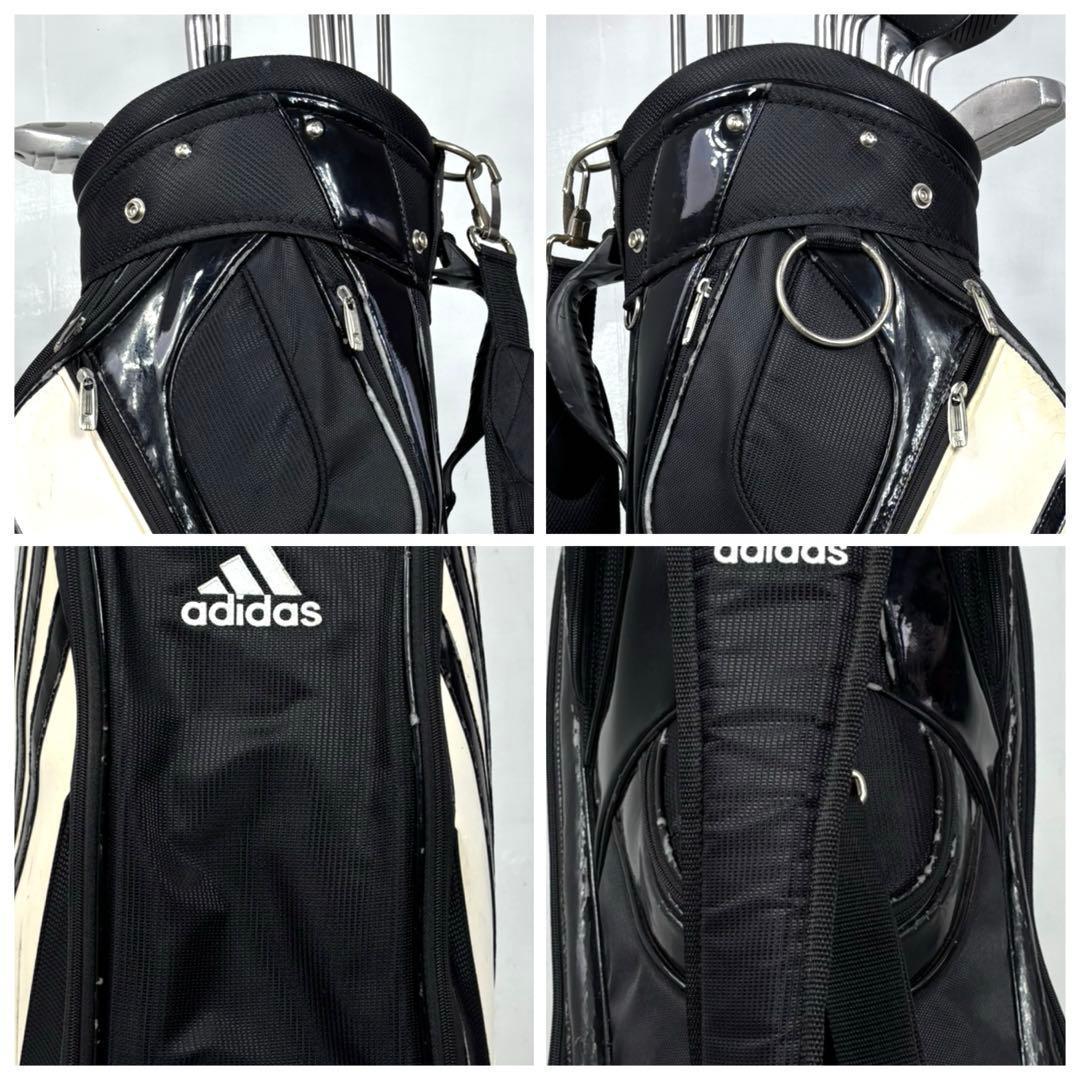 本格派 メンズゴルフクラブ 12本 フルセット ゴルフセット 豪華セット 白黒