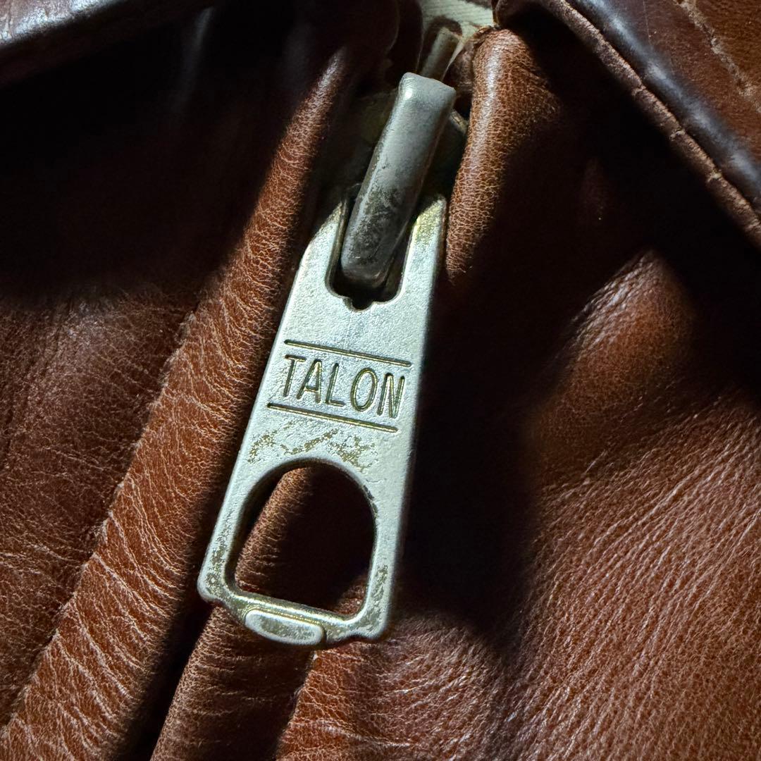 d*7様 【雰囲気抜群】I.O.U. ライダースジャケット　ステアハイド　ブラウ