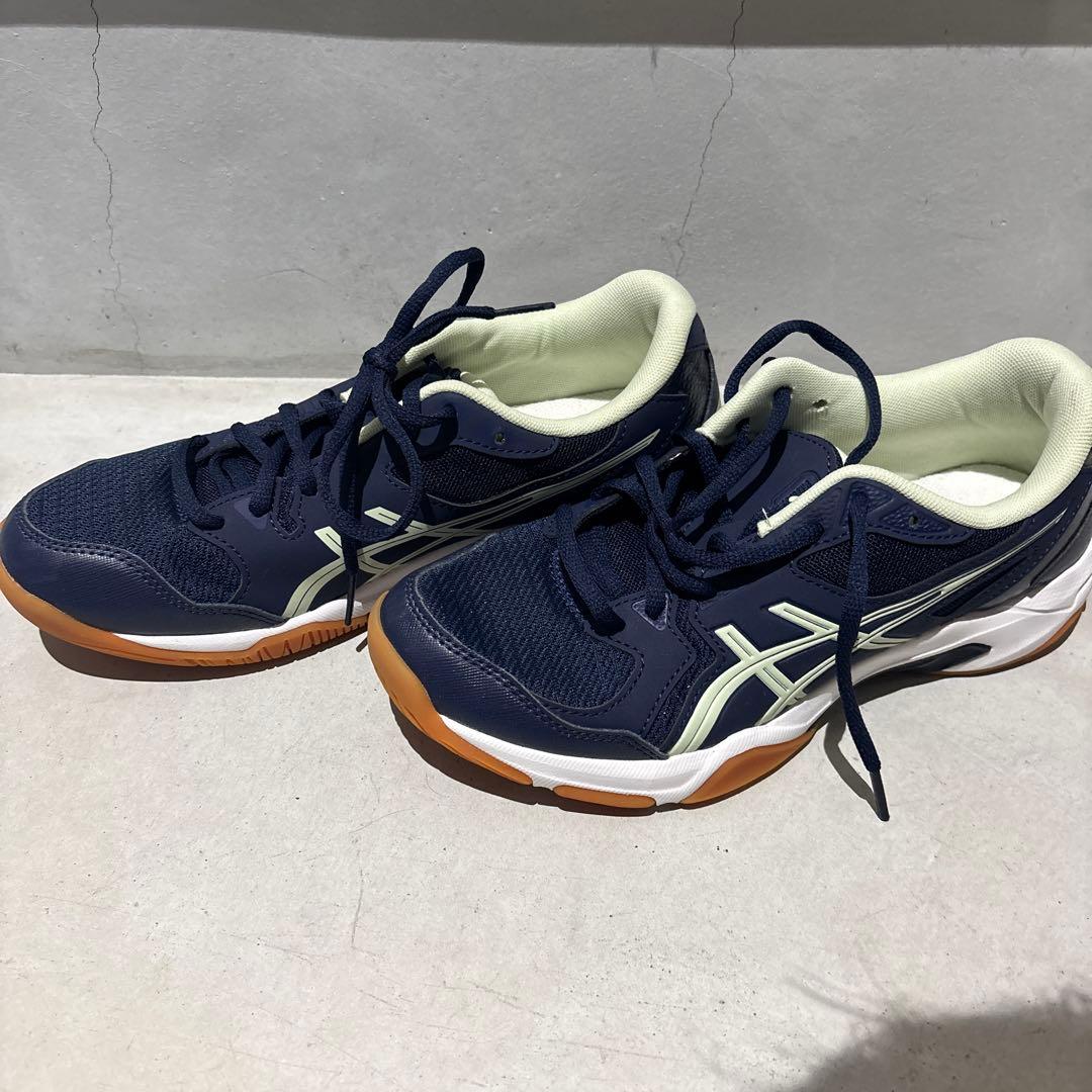 ASICS バレーボールシューズ ネイビー