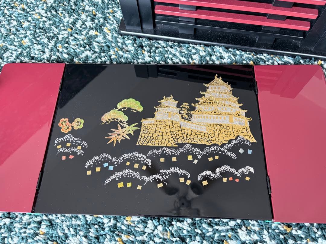 五月人形龍玉吉右衛門作 コンパクト収納飾り 送料無龍 玉作徳川家康15号収納飾