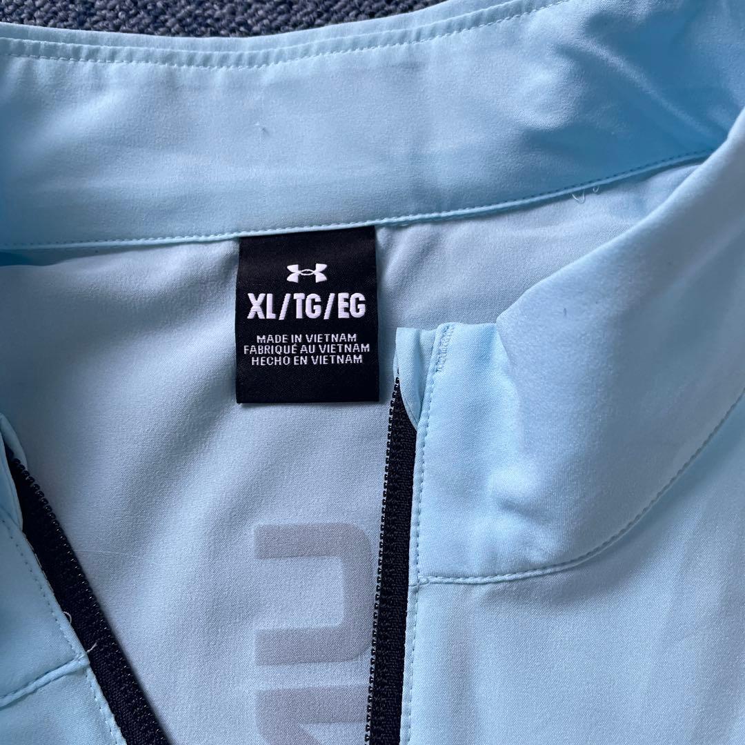 UNDER ARMOUR ゴルフシャツ XL ライトブルー