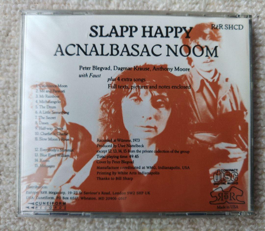 洋楽 Slapp Happy Acnalbasac Noom