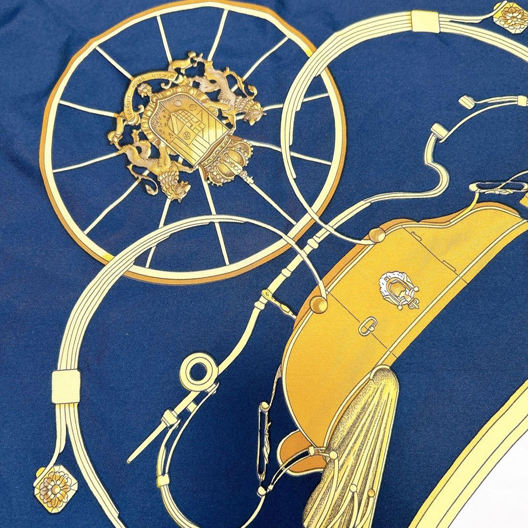 HERMÈS エルメス SPRINGS カレ90 スカーフ シルク