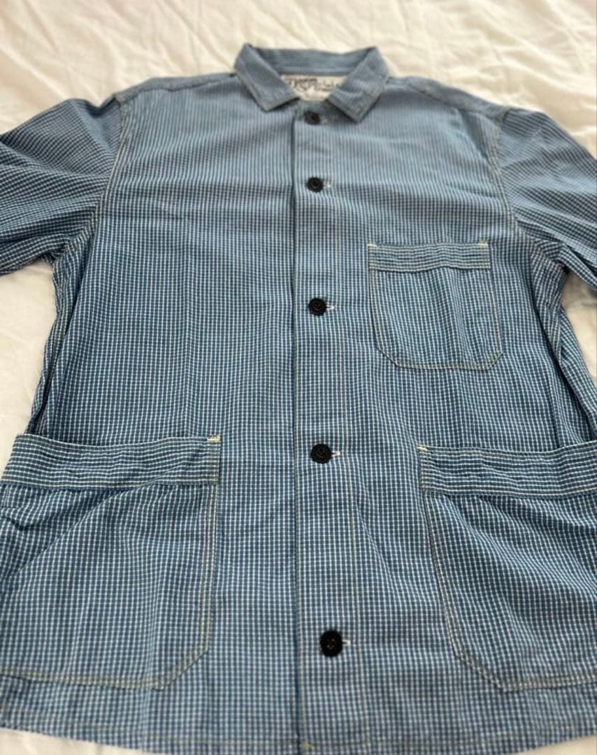 フリーホイーラーズ シグナルマンギンガムチェック　カバーオール　サイズ40