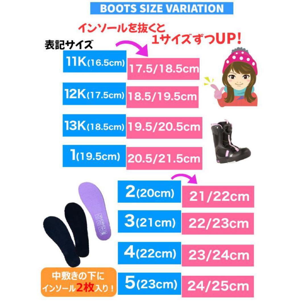 7-8回使用 キッズスノーボード BURTON 110cm×バイン×BOAブーツ