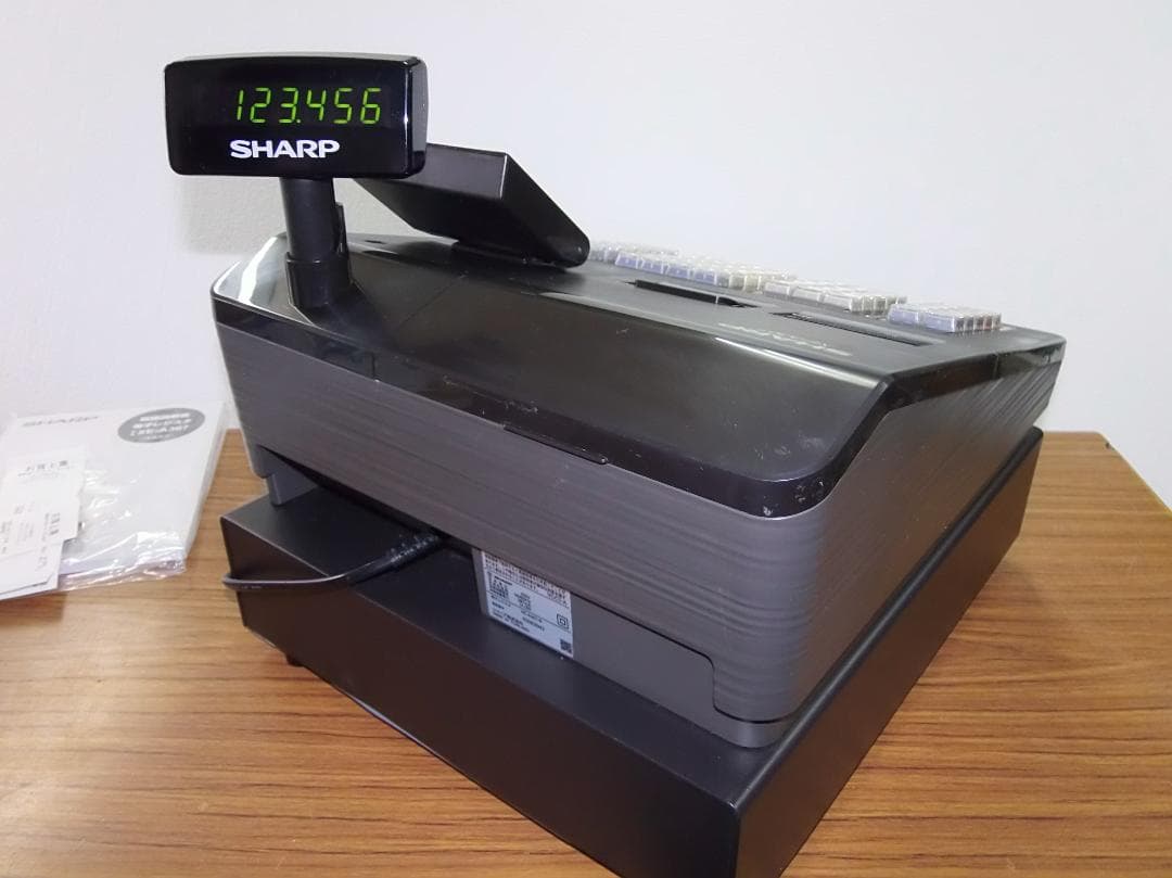 XE-A307 すぐ使える店名設定無料16部門シャープレジスター25040701