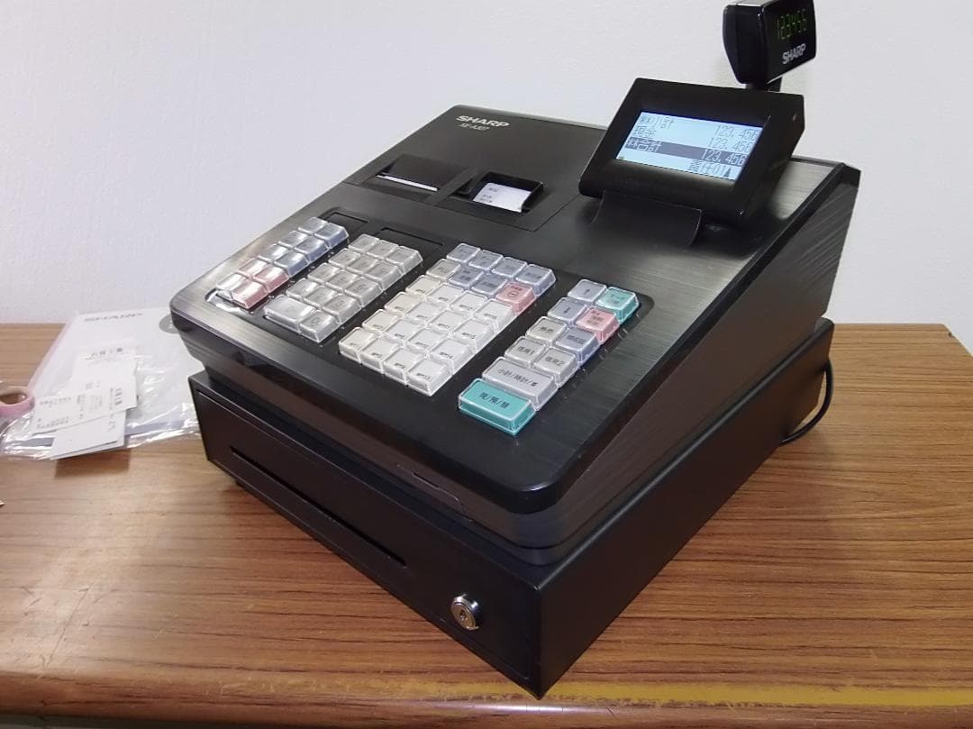 XE-A307 すぐ使える店名設定無料16部門シャープレジスター25040701
