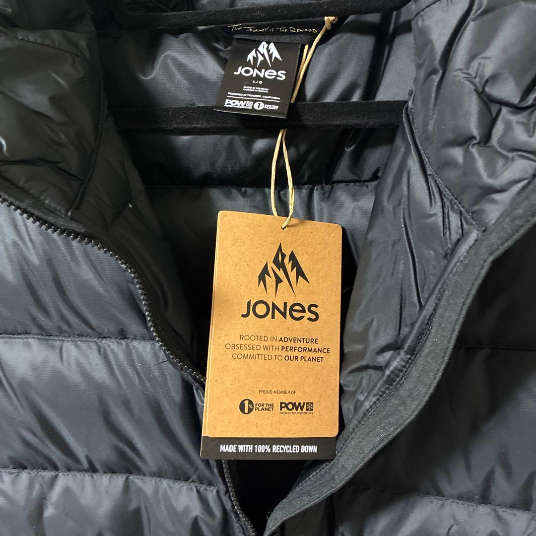 スノーボードウェア JONES ジョーンズ ダウンベスト メンズ スノボウェア