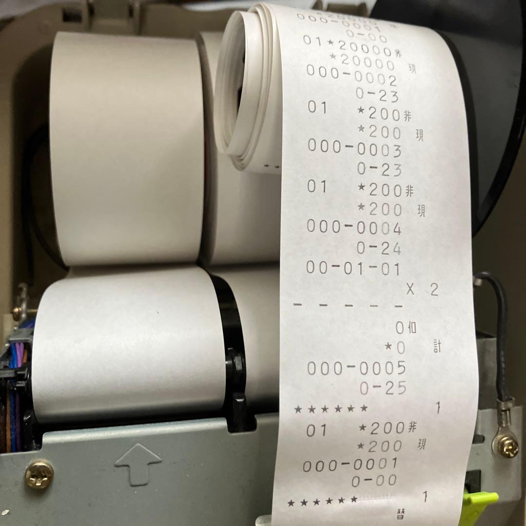 SHARP レジスターER-A300 ロールペーパー2個つき