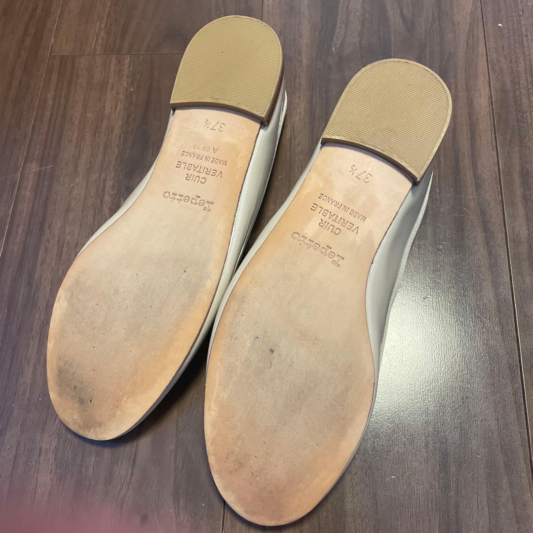 Repetto ベージュ バレエシューズ 37(23センチ)