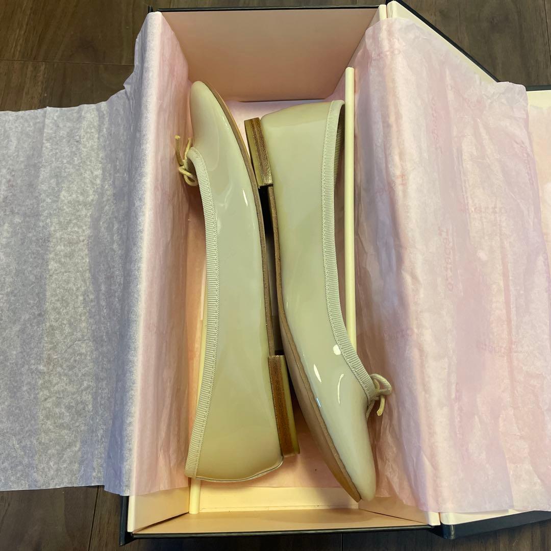 Repetto ベージュ バレエシューズ 37(23センチ)