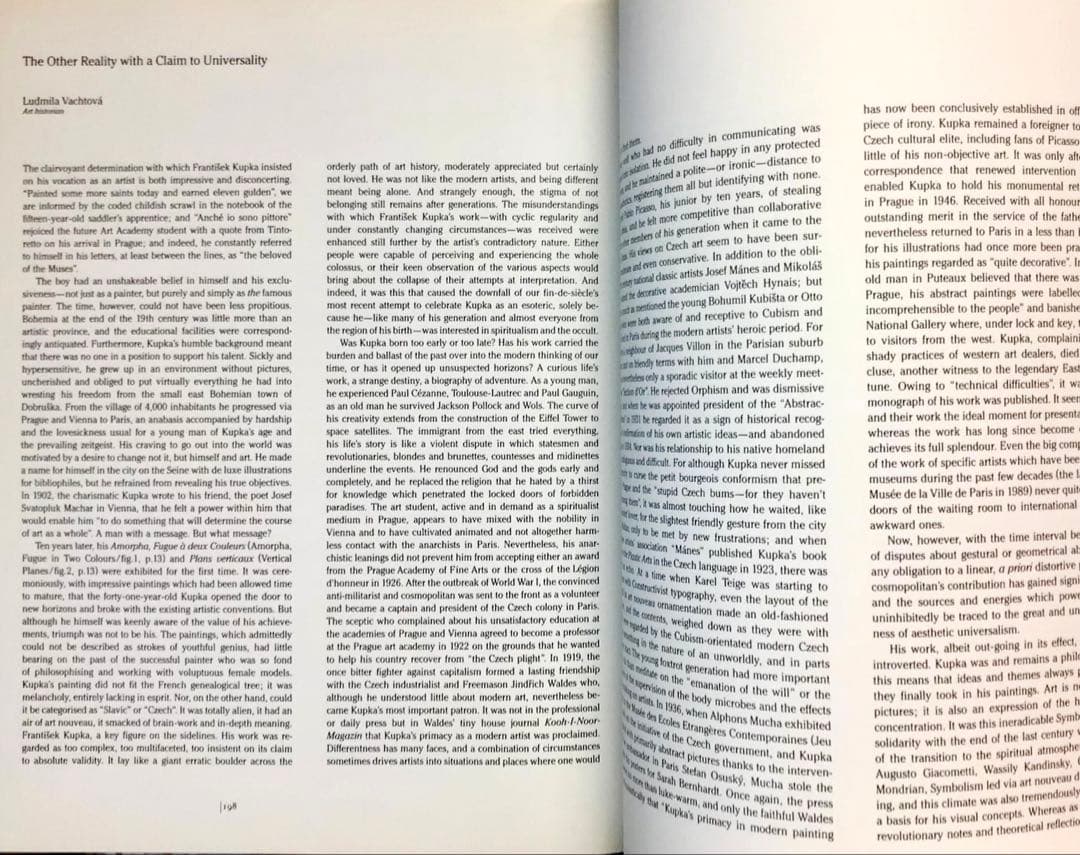 クプカ展 図録 1994年 Frantisek Kupka カタログ 画集