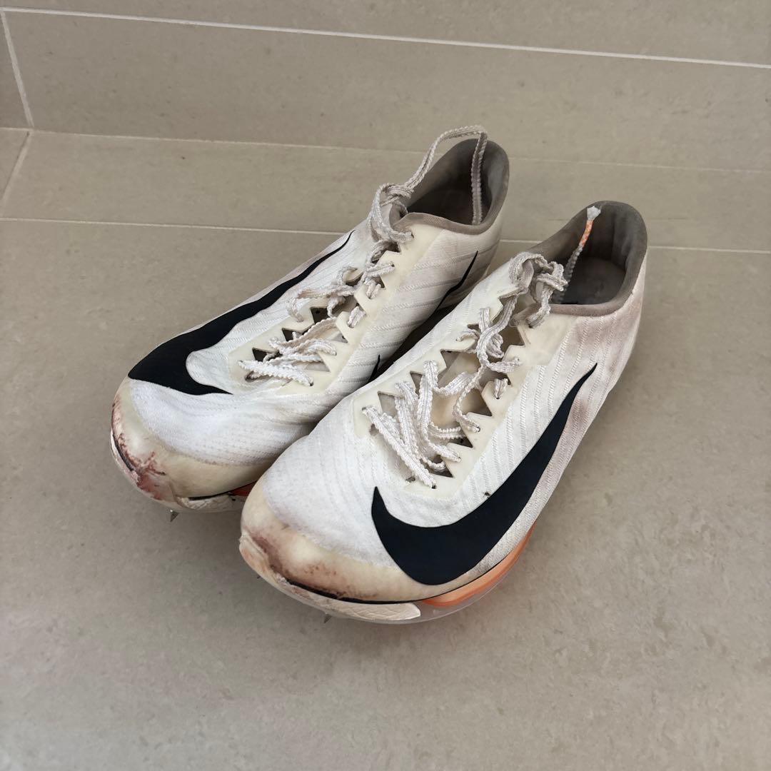 Nike マックスフライ2 26.5cmスパイクシューズ ホワイト/ブラック