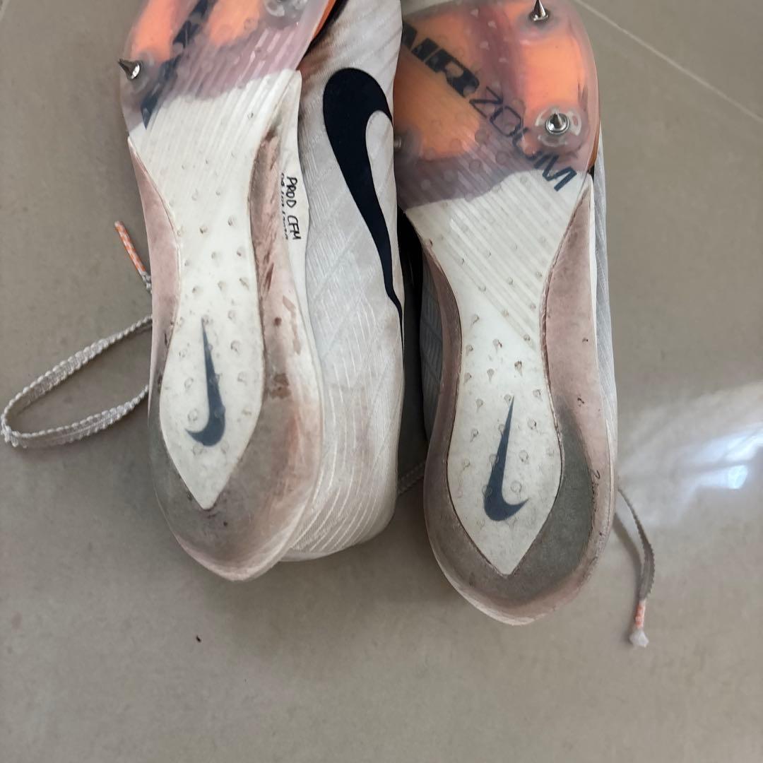 Nike マックスフライ2 26.5cmスパイクシューズ ホワイト/ブラック