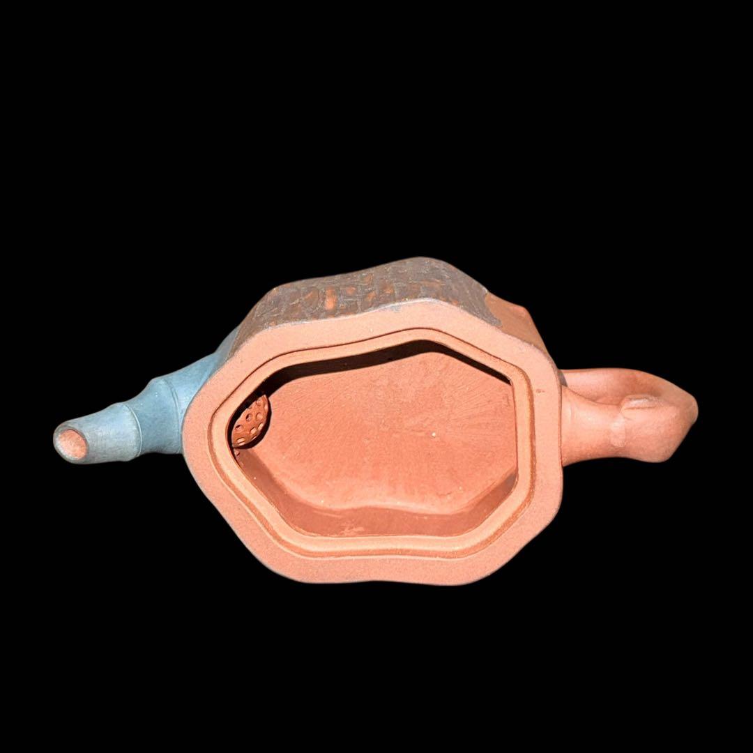 【未使用品】中国紫砂壺　茶道具　在銘　急須