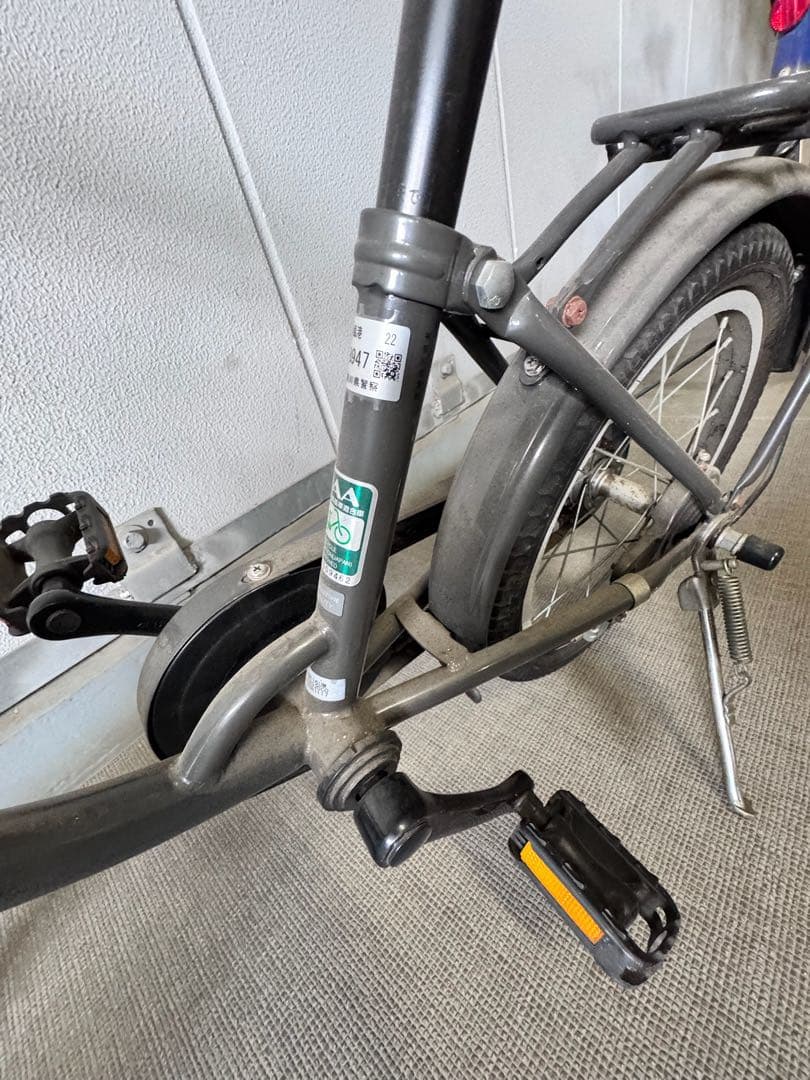 ビッケ　子供自転車　16インチ　bikke ブリヂストン　カバー　補助輪　鍵付