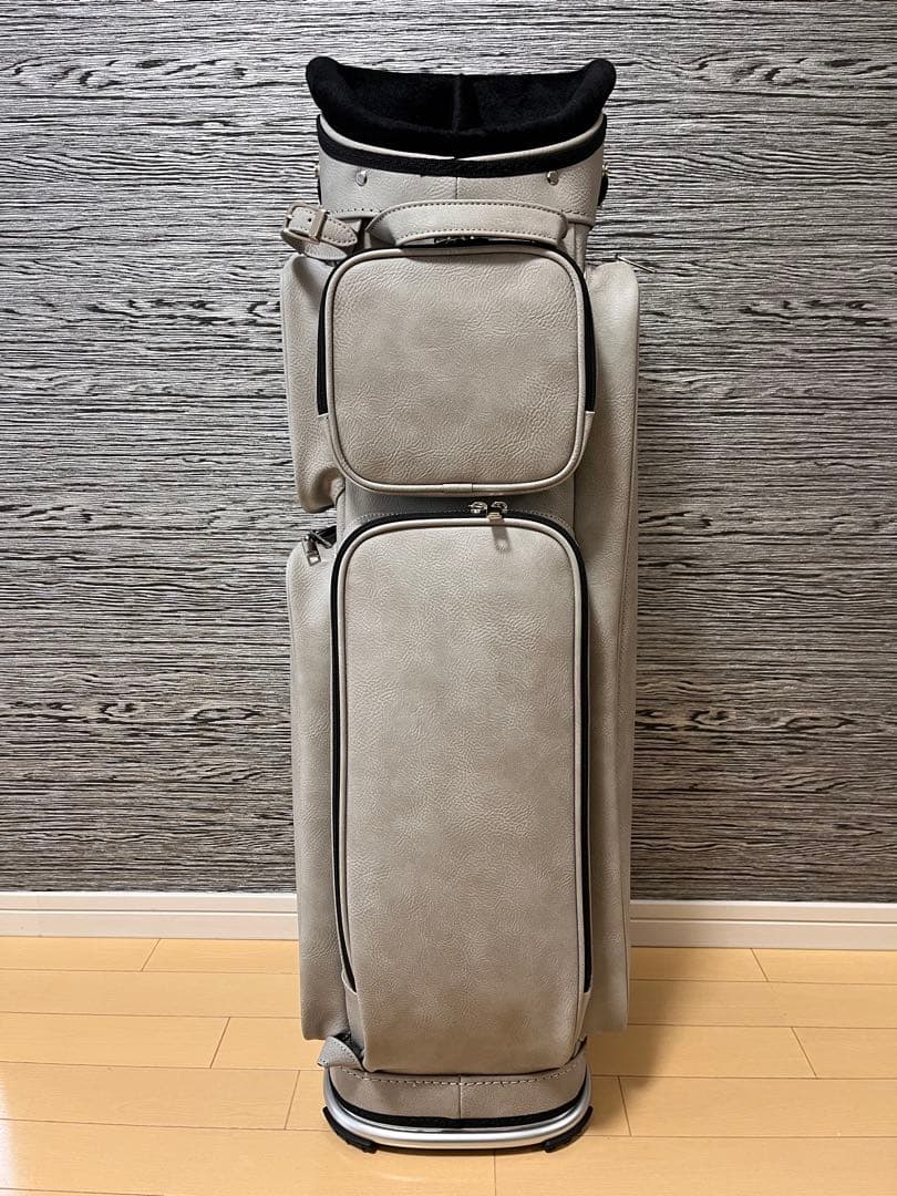 ゴルフバッグ・キャディバッグ　グレー　キャディーバッグ 新品