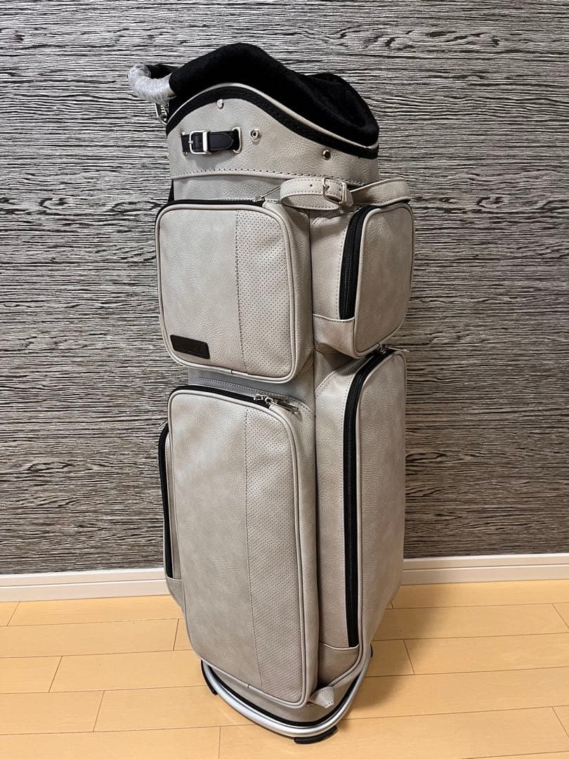 ゴルフバッグ・キャディバッグ　グレー　キャディーバッグ 新品